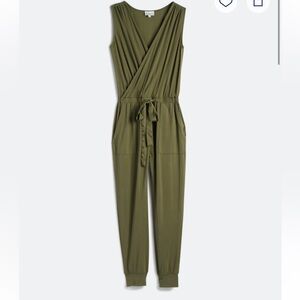 Heartloom Olive Sleeveless Jumpsuit